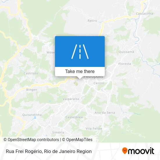 Rua Frei Rogério map