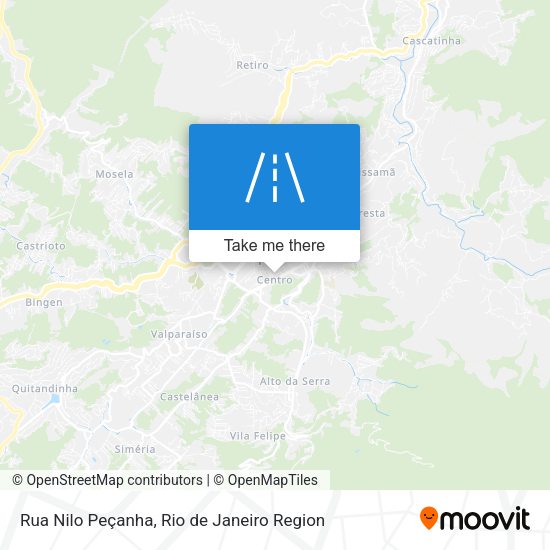 Rua Nilo Peçanha map