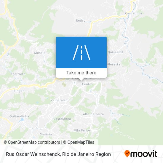 Rua Oscar Weinschenck map