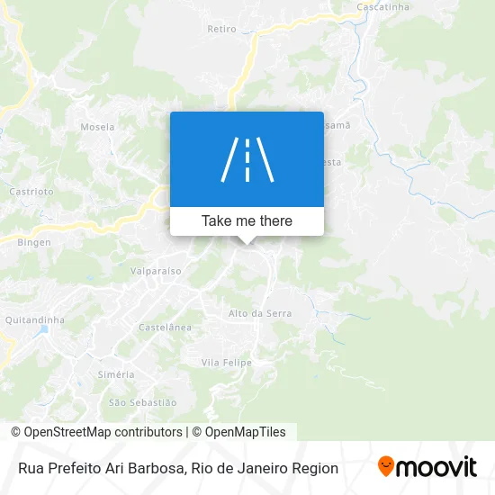 Rua Prefeito Ari Barbosa map