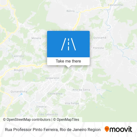 Rua Professor Pinto Ferreira map
