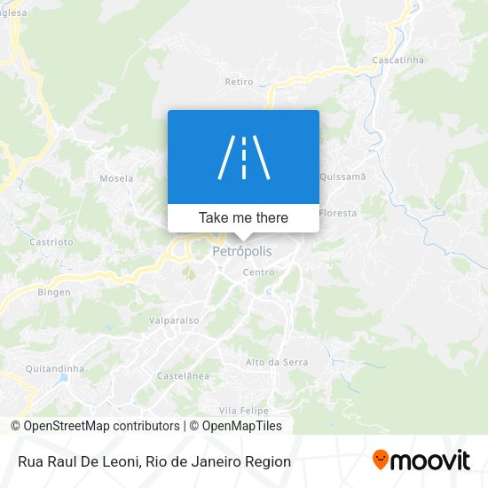 Rua Raul De Leoni map