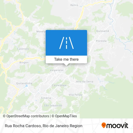 Rua Rocha Cardoso map