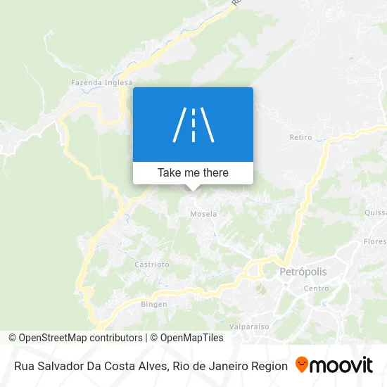 Rua Salvador Da Costa Alves map