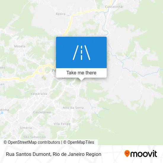 Rua Santos Dumont map