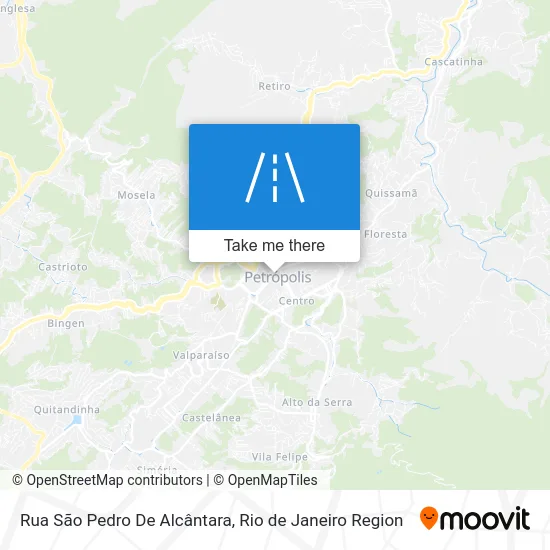 Rua São Pedro De Alcântara map