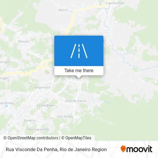 Rua Visconde Da Penha map