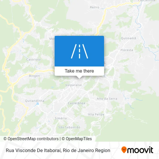 Rua Visconde De Itaboraí map