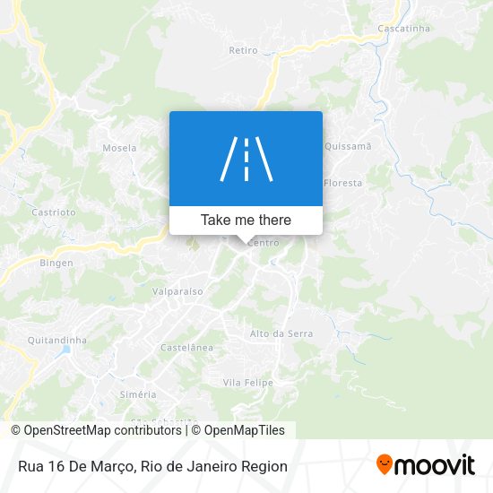 Rua 16 De Março map