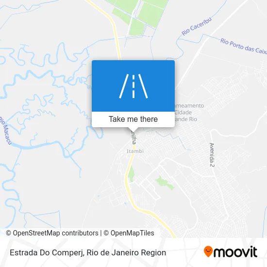 Estrada Do Comperj map