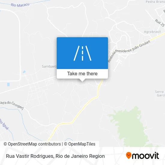 Rua Vastir Rodrigues map