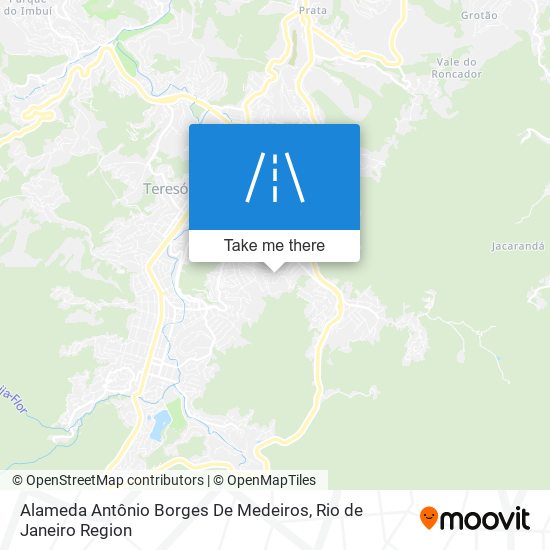 Mapa Alameda Antônio Borges De Medeiros