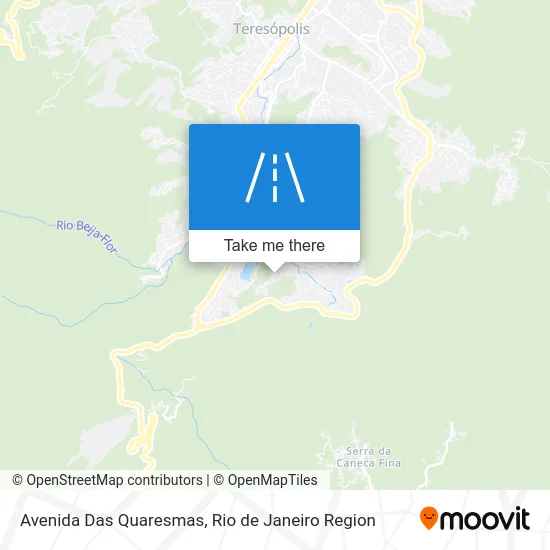 Avenida Das Quaresmas map