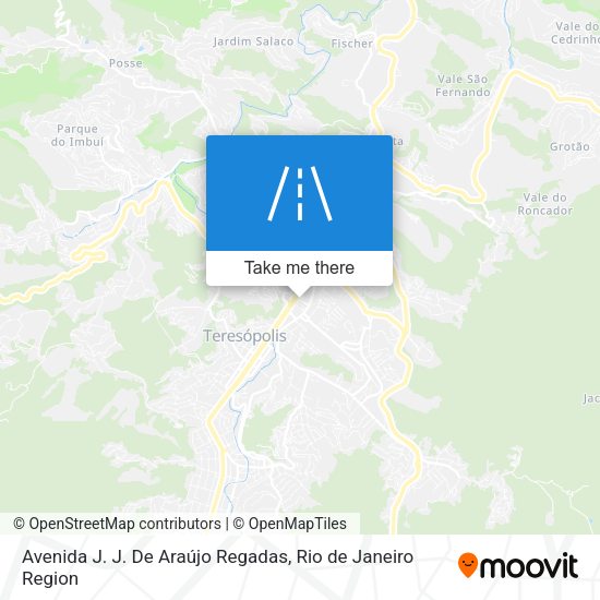 Avenida J. J. De Araújo Regadas map