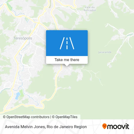 Avenida Melvin Jones map