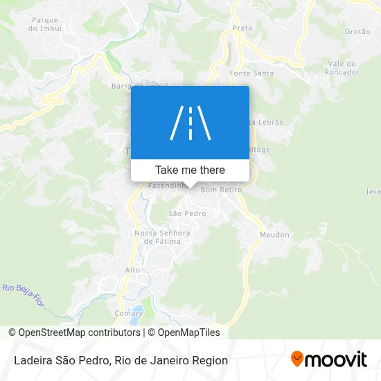 Ladeira São Pedro map