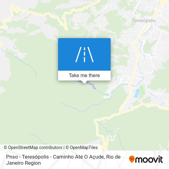 Pnso - Teresópolis - Caminho Até O Açude map