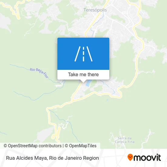 Rua Alcides Maya map