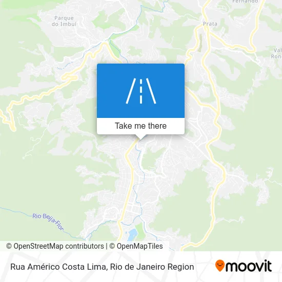 Rua Américo Costa Lima map