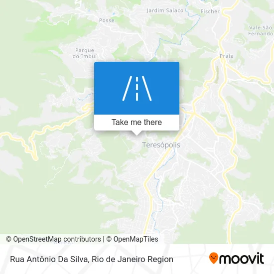 Rua Antônio Da Silva map