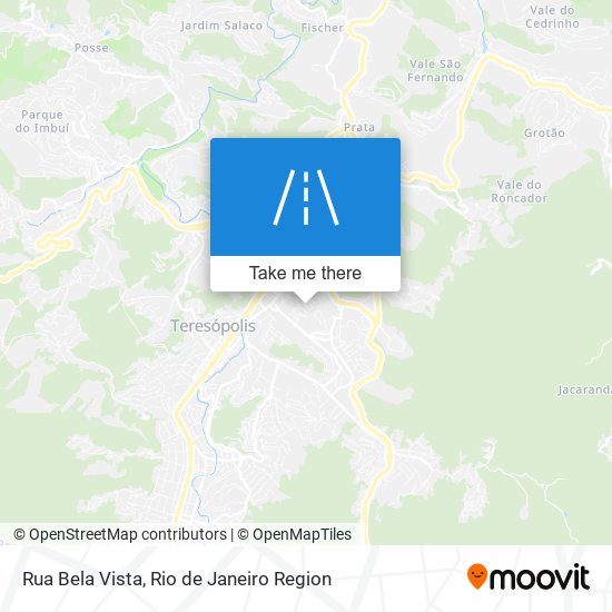 Rua Bela Vista map