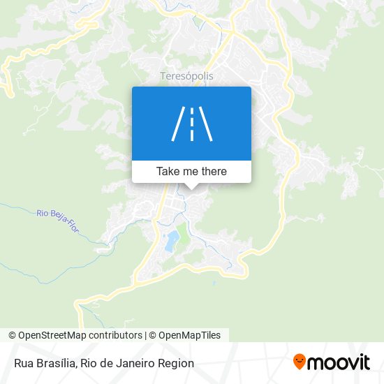 Mapa Rua Brasília