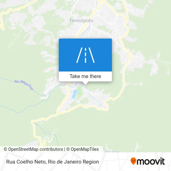 Rua Coelho Neto map