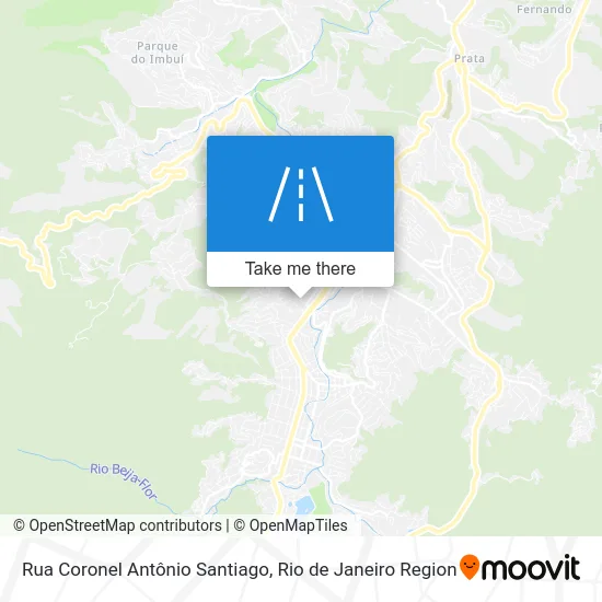 Rua Coronel Antônio Santiago map