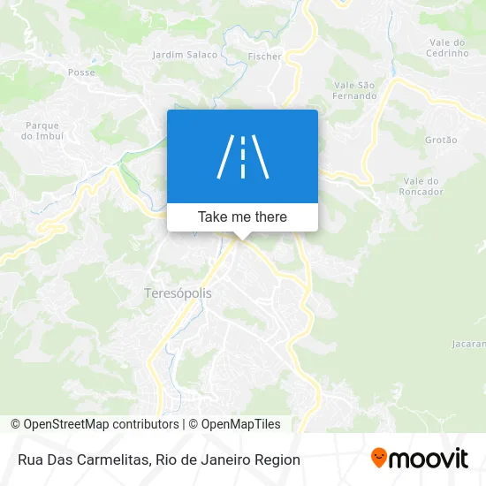 Rua Das Carmelitas map