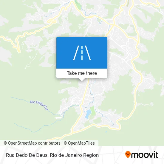 Rua Dedo De Deus map