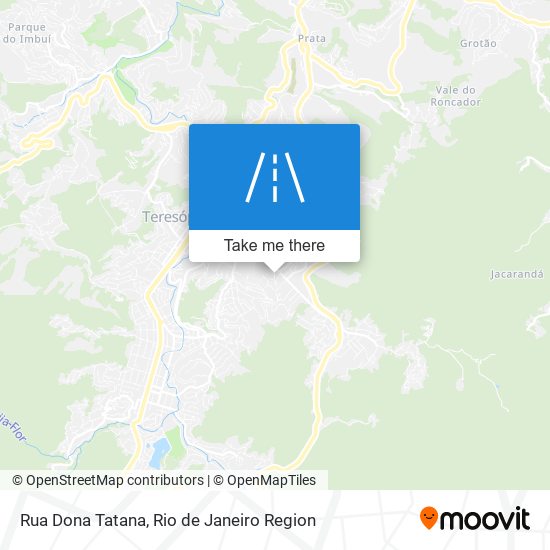 Mapa Rua Dona Tatana