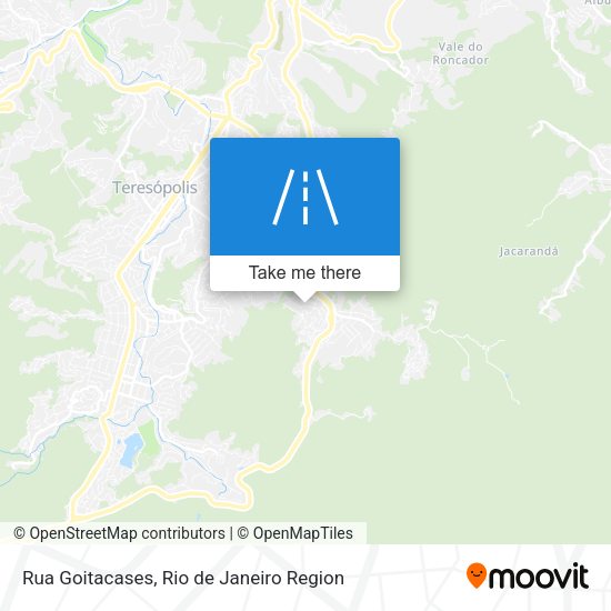 Rua Goitacases map