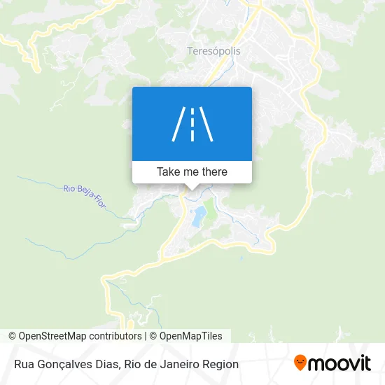 Rua Gonçalves Dias map