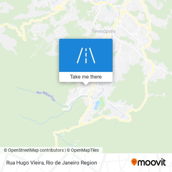 Mapa Rua Hugo Vieira