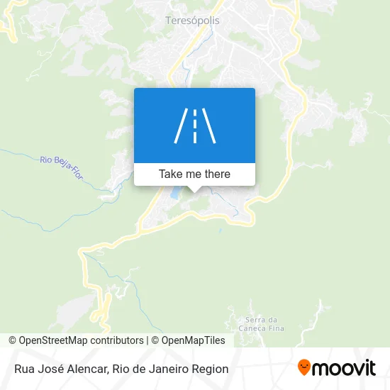 Rua José Alencar map
