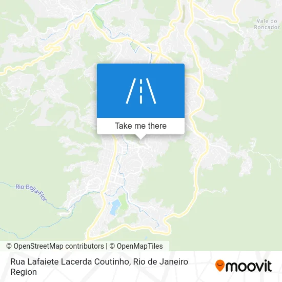 Rua Lafaiete Lacerda Coutinho map