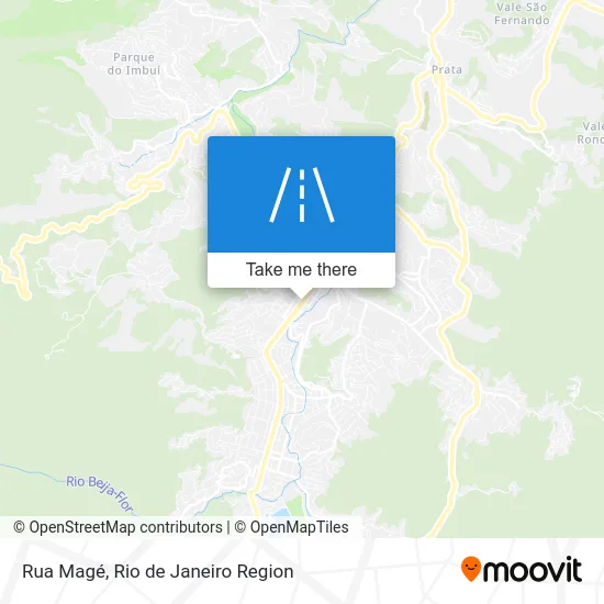 Rua Magé map