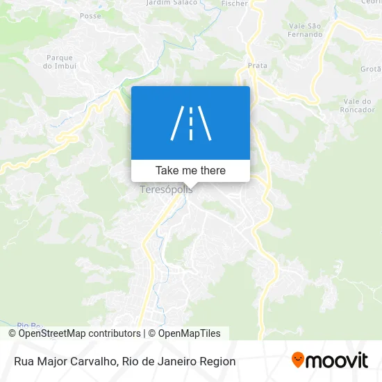 Rua Major Carvalho map