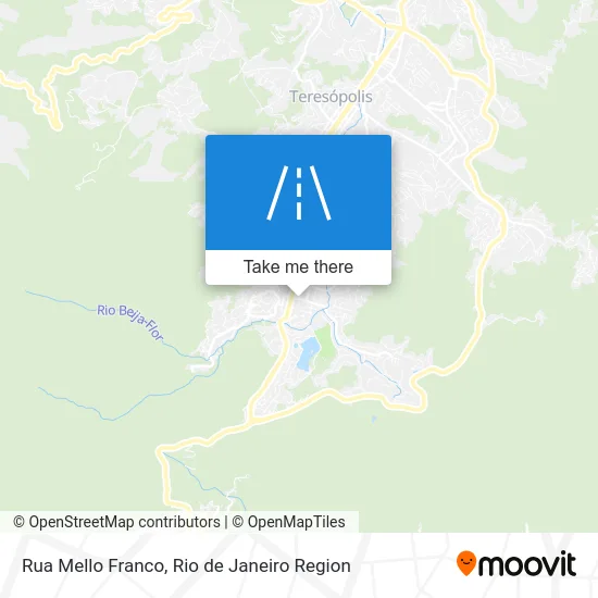 Rua Mello Franco map