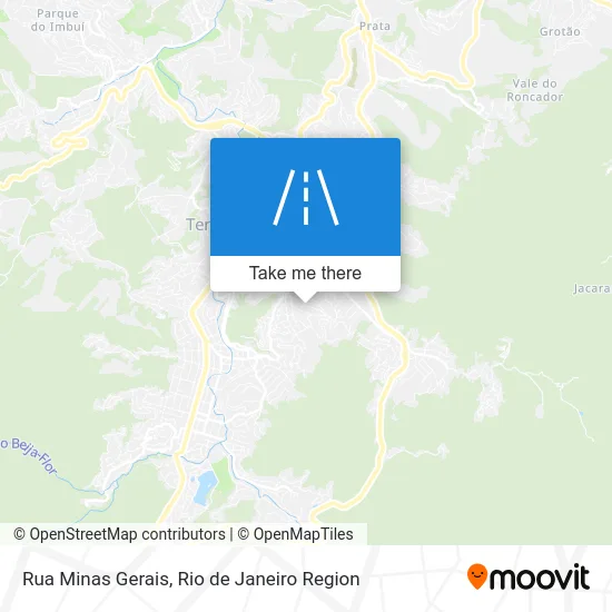 Rua Minas Gerais map