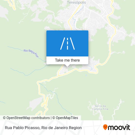 Rua Pablo Picasso map