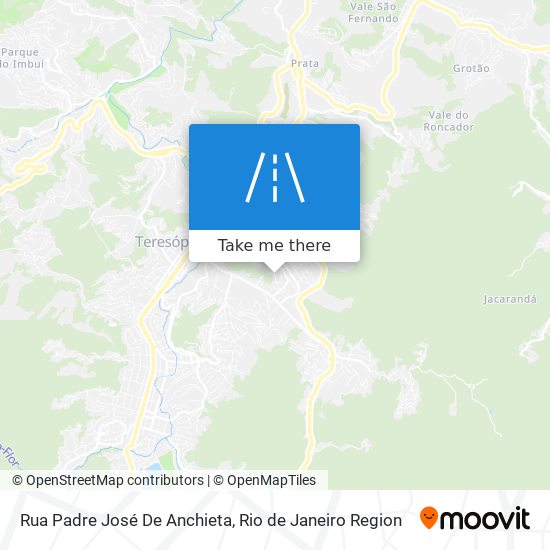 Mapa Rua Padre José De Anchieta