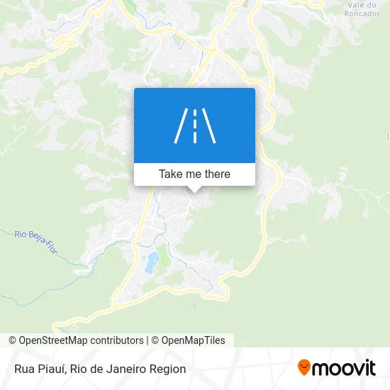 Rua Piauí map