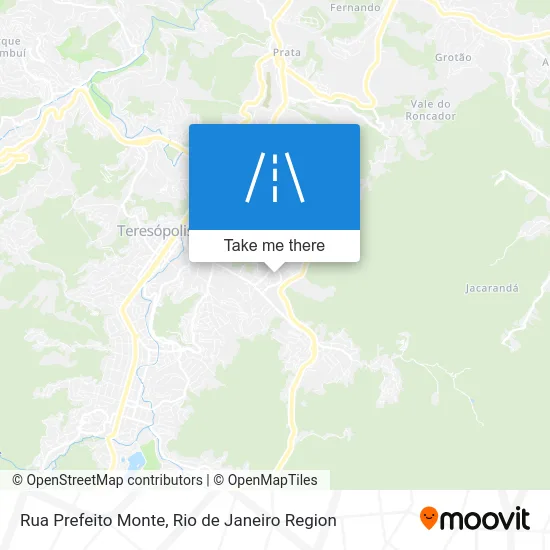 Rua Prefeito Monte map