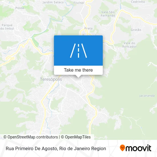 Rua Primeiro De Agosto map