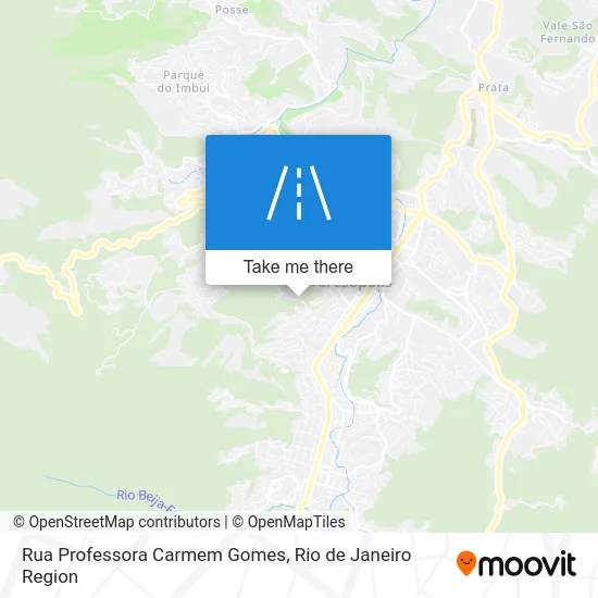 Rua Professora Carmem Gomes map