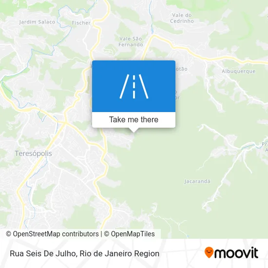 Rua Seis De Julho map