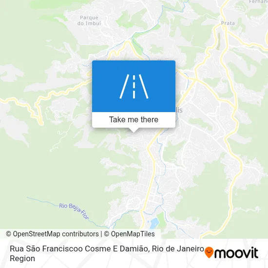 Rua São Franciscoo Cosme E Damião map