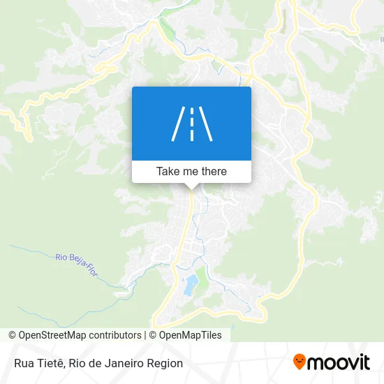 Rua Tietê map