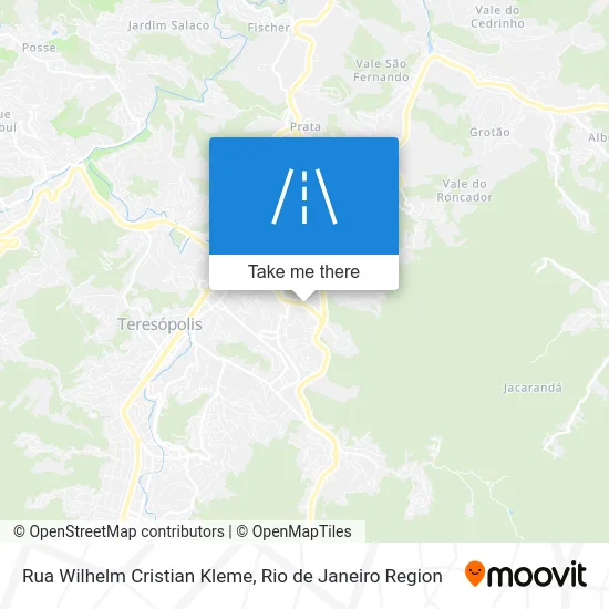 Rua Wilhelm Cristian Kleme map